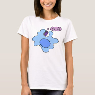 T-shirt Pièce en t de phagocytose de bactéries