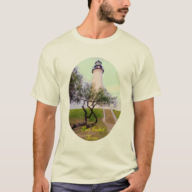 T-shirt Pièce en t de phare Isabel de port (Devant)