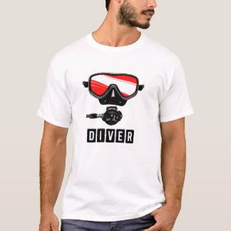T-shirt Pièce en t de plongeur