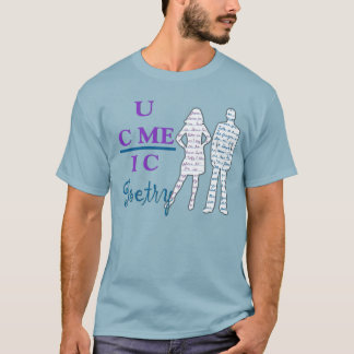 T-shirt Pièce en t de poésie d'UCMEIC (raisins de la