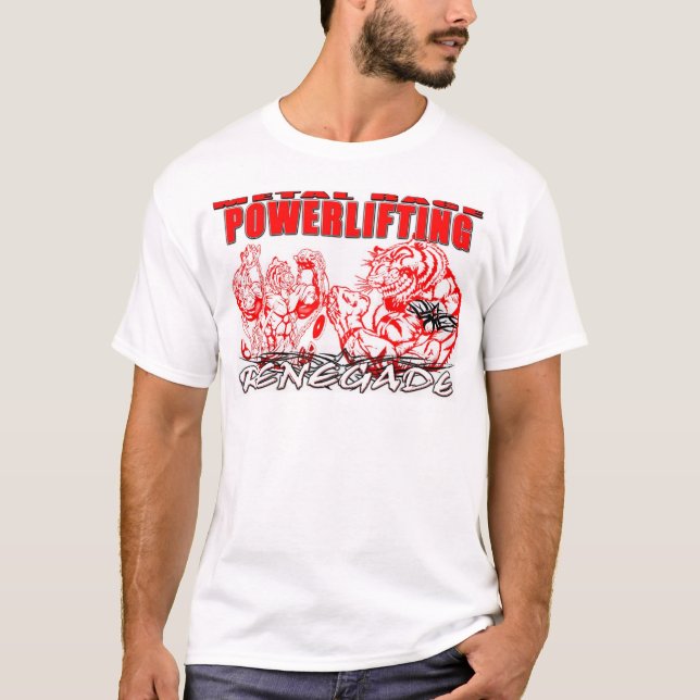 T-shirt pièce en t de poignée (Devant)