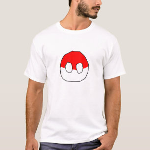 T-shirt Pièce en t de Polandball