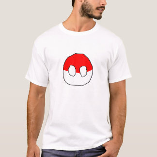 T-shirt Pièce en t de Polandball
