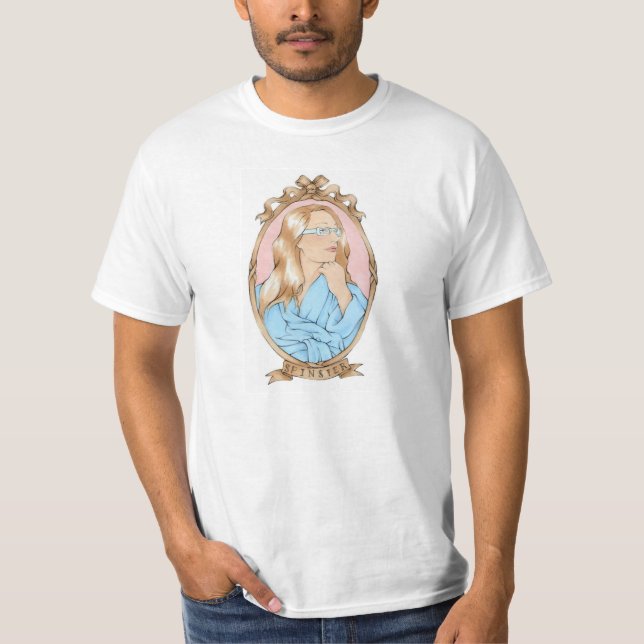 T-shirt Pièce en t de portrait de célibataire (Devant)