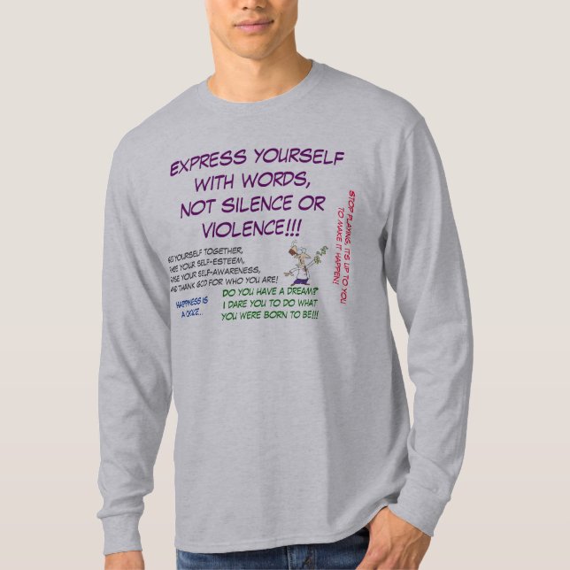 T-shirt Pièce en t de promo de santés mentales (Devant)