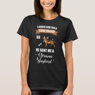 T-shirt Pièce en t de propriétaire de chiot de berger