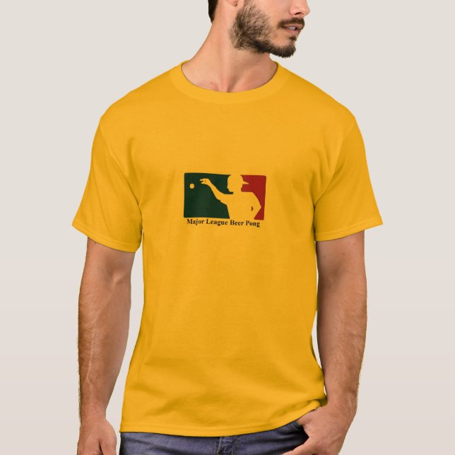 T-shirt Pièce en t de puanteur de bière de ligue (Devant)