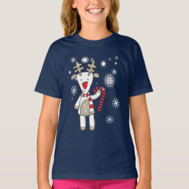 T-shirt Pièce en t de renne de Noël