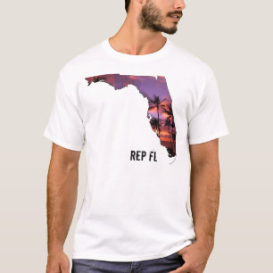 T-shirt Pièce en t de représentant FL