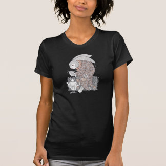 T-shirt Pièce en t de réservoir de dames de lièvres de