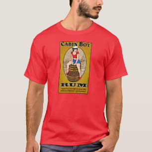 T-shirt Pièce en t de rhum de garçon de cabine