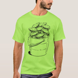T-shirt Pièce en t de seau d'huître