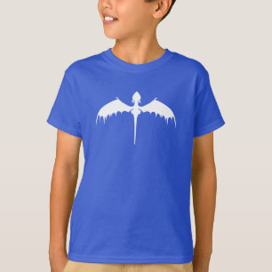 T-shirt Pièce en t de silhouette de Stormfly des enfants