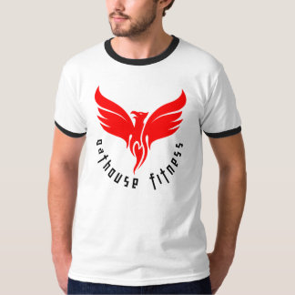 T-shirt Pièce en t de sonnerie de forme physique de