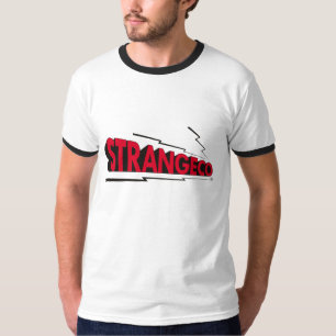 T-shirt Pièce en t de sonnerie de LOGO de STRANGECO