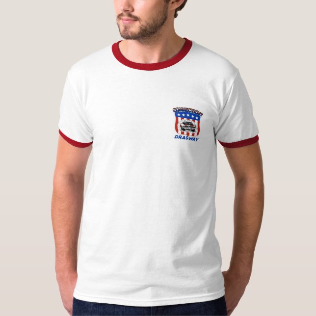 T-shirt Pièce en t de sonnerie du Connecticut Dragway (Devant)