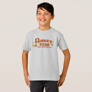 T-shirt Pièce en t de tartes de Frisbie d'enfants