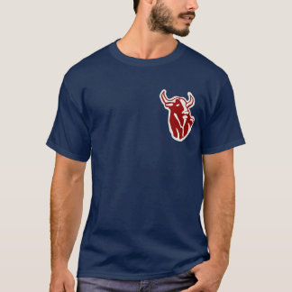 T-shirt Pièce en t de taureaux de Hackensacak
