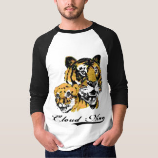 T-shirt Pièce en t de tigre du nuage neuf
