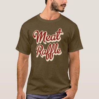 T-shirt Pièce en t de tombola de viande
