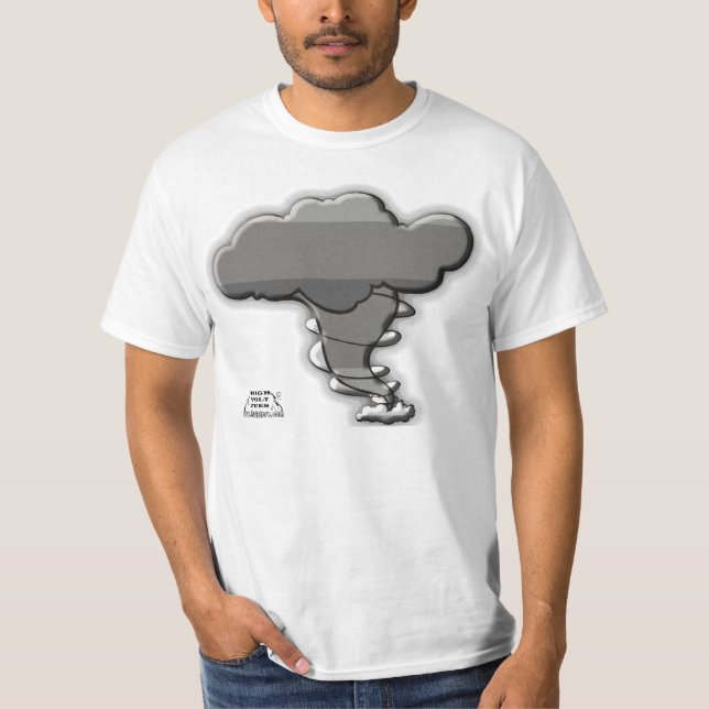 T-shirt Pièce en t de tornade (Devant)