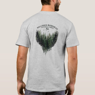 T-shirt Pièce en t de Treeline d'aquarelle de réserve