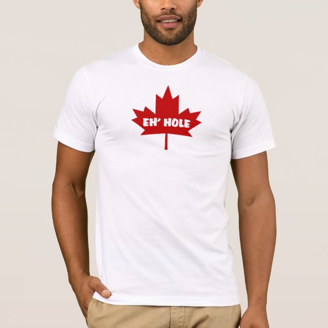 T-SHIRT PIÈCE EN T DE TROU D'EH (Devant)