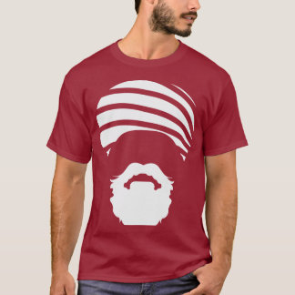 T-shirt Pièce en t de turban - rouge