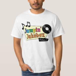 T-shirt Pièce en t de valeur de juke-box de Jumpin
