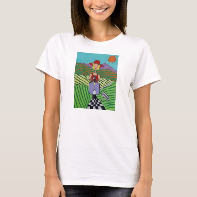 T-shirt pièce en t de vispa de sonoma (Devant)