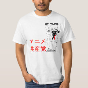T-shirt Pièce en t de Waifu de parti communiste/anarchist