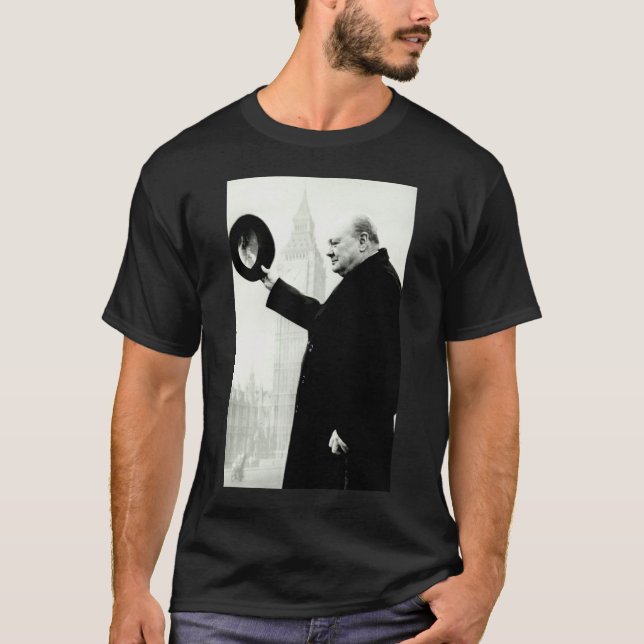 T-shirt Pièce en t de Winston Churchill (Devant)