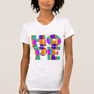 T-shirt Pièce en t décontractée de scoop de l'ESPOIR de