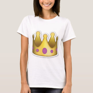 T-shirt Pièce en t d'Emoji de couronne