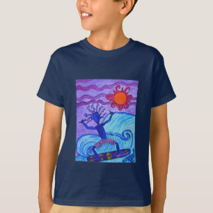 T-shirt Pièce en t d'enfants - capture d'une vague