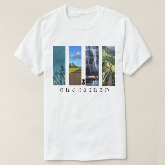 T-SHIRT PIÈCE EN T DÉSENCHAÎNÉE (Design devant)