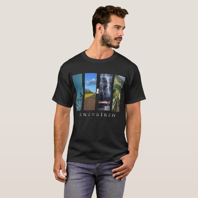 T-SHIRT PIÈCE EN T DÉSENCHAÎNÉE (Devant entier)