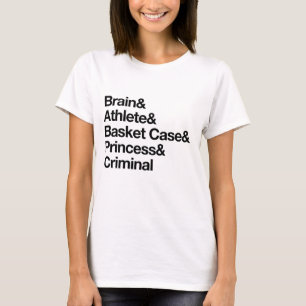 T-shirt Pièce en t d'esperluète de club de petit déjeun