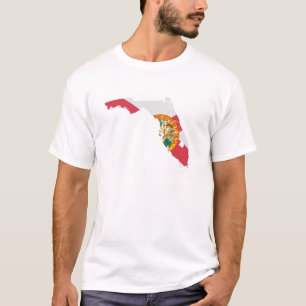 T-shirt Pièce en t d'État de Floride du hippie des hommes