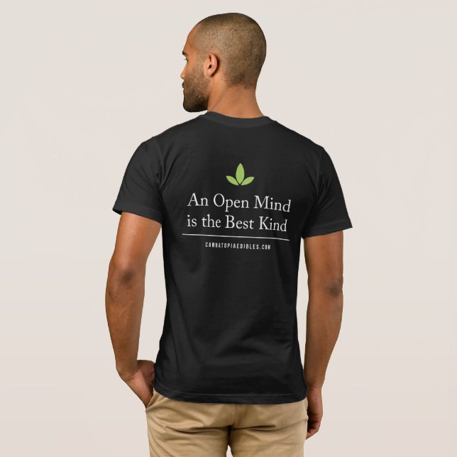 T-shirt Pièce en t détendue de dos d'esprit ouvert de (Dos entier)
