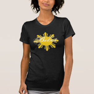 T-shirt Pièce en t détruite par noir de Bebot