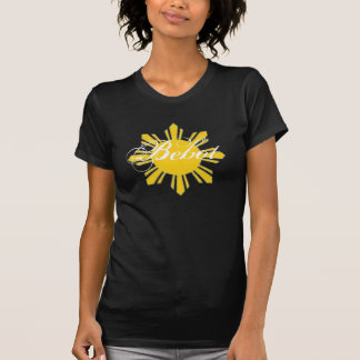 T-shirt Pièce en t détruite par noir de Bebot