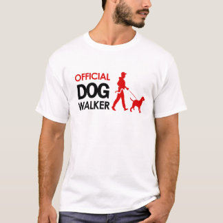T-shirt Pièce en t d'hommes de marcheur de chien