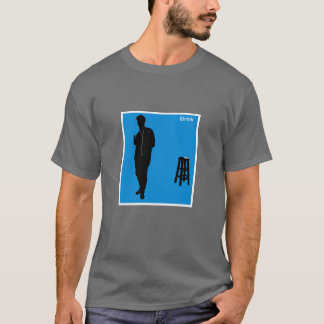 T-shirt pièce en t d'iDrink - Powell gris - hommes (noir