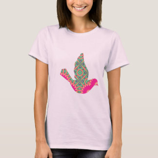 T-shirt Pièce en t d'oiseau de kaléidoscope