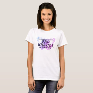 T-shirt Pièce en t d'Ombre de raisin de guerrier de PAO