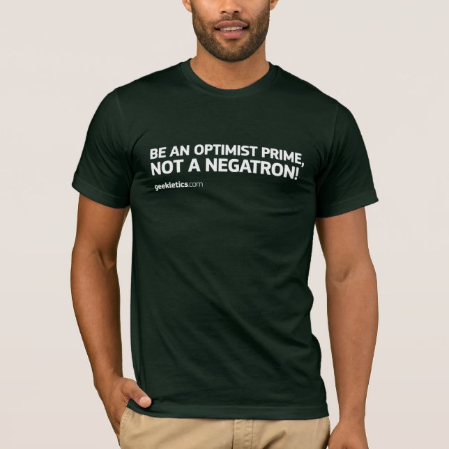 T-shirt Pièce en t d'optimiste (Devant)