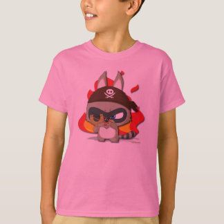 T-shirt Pièce en t drôle de fronde de personnage de dessin