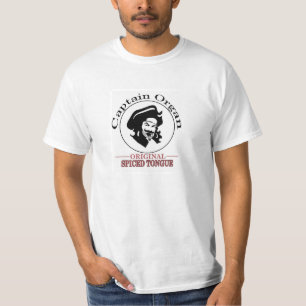 T-shirt pièce en t drôle d'organe de capitaine…
