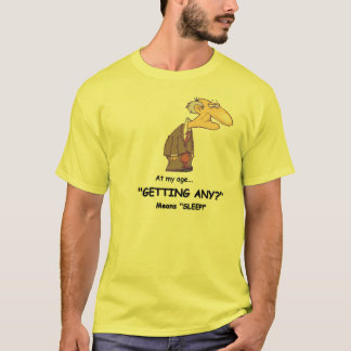 T-shirt Pièce en t drôle du vieillard des hommes